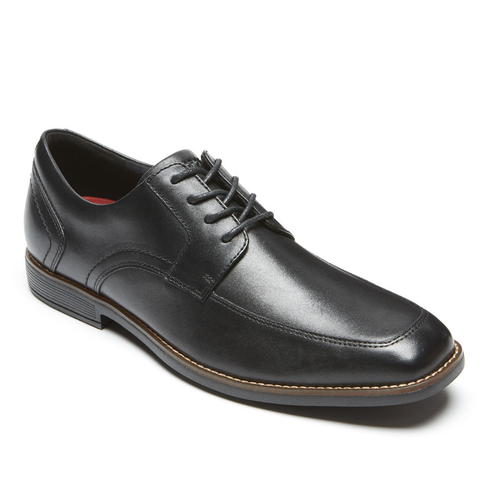 Oxfords Rockport Hombre Mexico - Braylon Apron Toe Negros - ASIQM8356